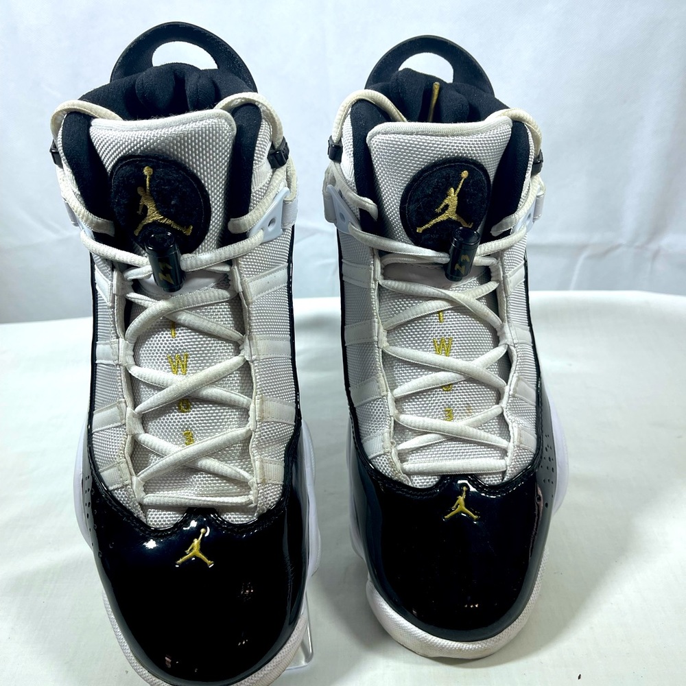 Nike Jordan 6 Rings Defining moments White /Black / Gold 2019 CW 6993 - 100
